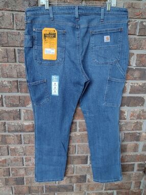 NWT Carhartt Womens 18 Short DOUBLE KNEE   Work Jeans Rugged Flex Relaxed Fit